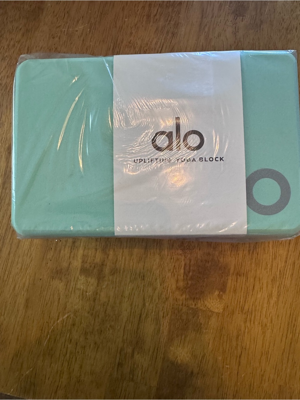 Alo Uplifting Yoga Block in Honeydew/Silver - Picture 1 of 3